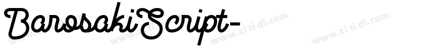 BarosakiScript字体转换