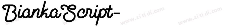 BiankaScript字体转换