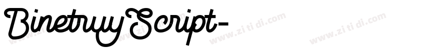 BinetruyScript字体转换