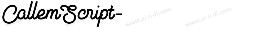 CallemScript字体转换