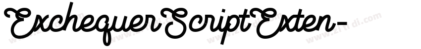 ExchequerScriptExten字体转换