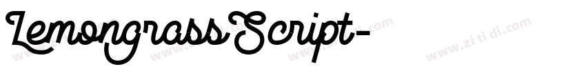LemongrassScript字体转换 LemongrassScript字体转换