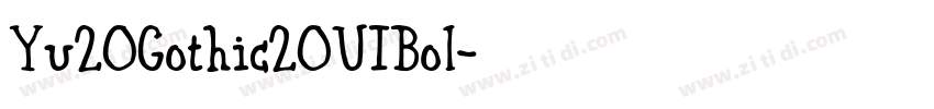 Yu20Gothic20UIBol字体转换 Yu20Gothic20UIBol字体转换