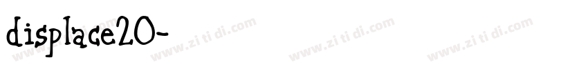 displace20字体转换