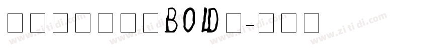 阿里妈妈数黑体Bold细字体转换