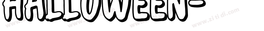 Halloween字体转换