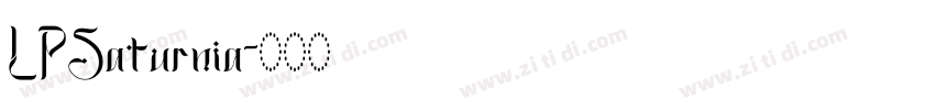 LPSaturnia字体转换