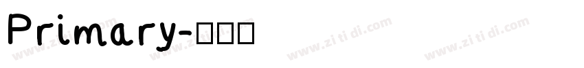 Primary字体转换