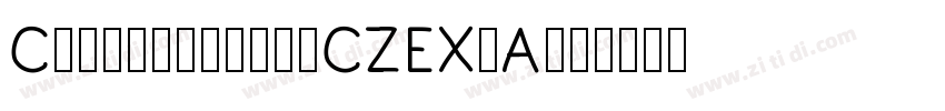 Connections_CZEX0A60字体转换