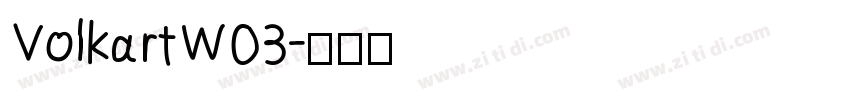 VolkartW03字体转换