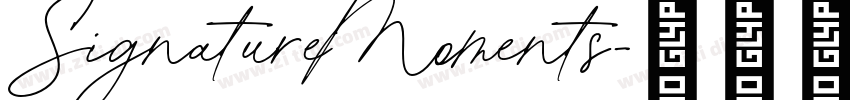 SignatureMoments字体转换