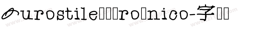 BurostileLTProUnico字体转换