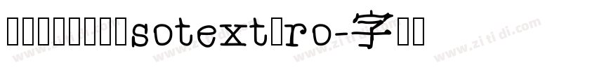 GEEKSPFIsotextPro字体转换 GEEKSPFIsotextPro字体转换