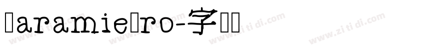 LaramiePro字体转换