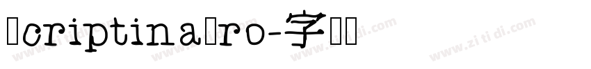 ScriptinaPro字体转换