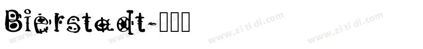 Bierstadt字体转换