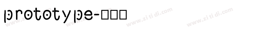 prototype字体转换
