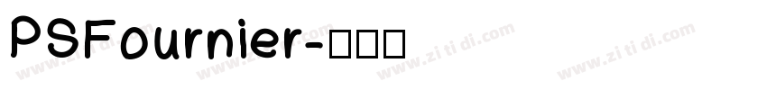 PSFournier字体转换