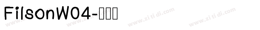 FilsonW04字体转换