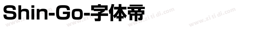 Shin-Go字体转换