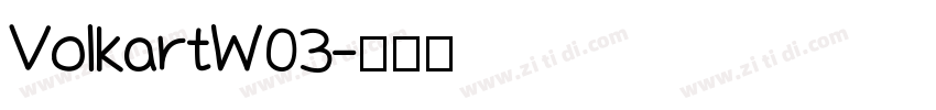 VolkartW03字体转换
