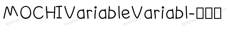 MOCHIVariableVariabl字体转换