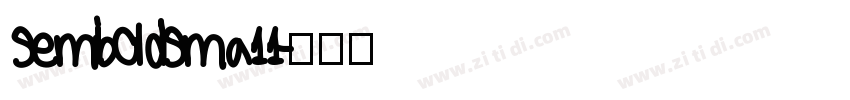 semiboldsma11字体转换