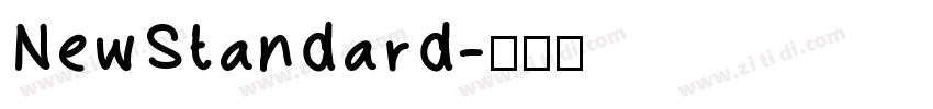 NewStandard字体转换