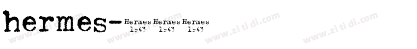 hermes字体转换