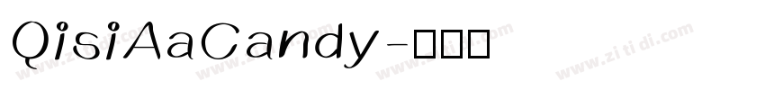 QisiAaCandy字体转换