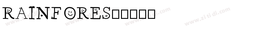 RAINFOREST字体转换