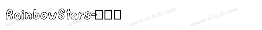 RainbowStars字体转换