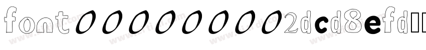 font000000002dcd8efd字体转换