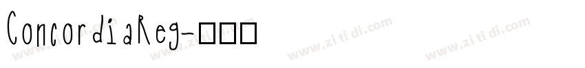 ConcordiaReg字体转换
