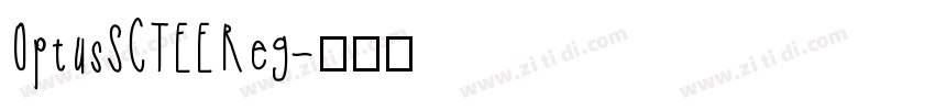 OptusSCTEEReg字体转换