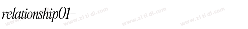 relationship01字体转换 relationship01字体转换
