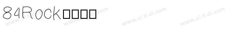 84Rock字体转换