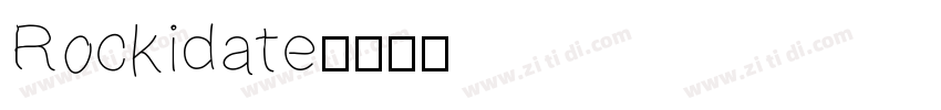 Rockidate字体转换