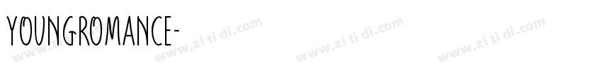 YoungRomance字体转换