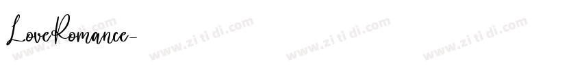 LoveRomance字体转换