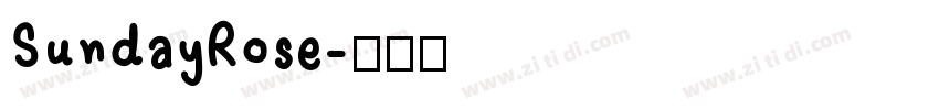 SundayRose字体转换