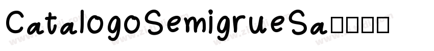CatalogoSemigrueSa字体转换