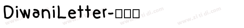 DiwaniLetter字体转换