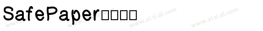 SafePaper字体转换