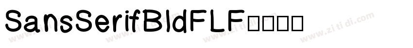 SansSerifBldFLF字体转换