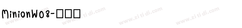 MinionW08字体转换