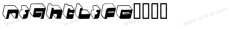 Nightlife字体转换