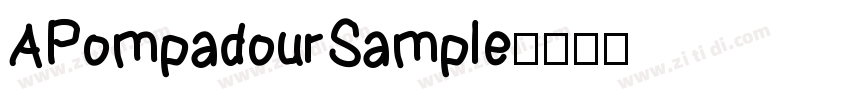 APompadourSample字体转换