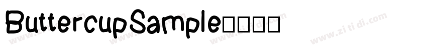 ButtercupSample字体转换