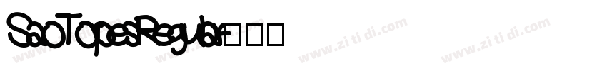 SaoTorpesRegular字体转换